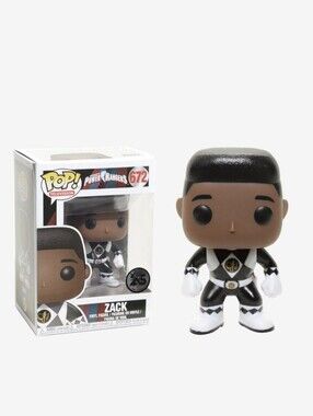 Funko Pop Power Rangers 25th anniversary Black Ranger Zack Vinyl Figure